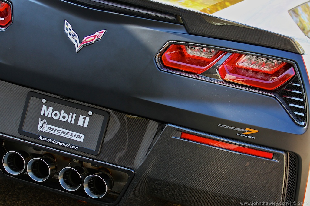 C7 Corvette Stingray Nowicki Autosports Concept7 Carbon Fiber Rear Diffuser